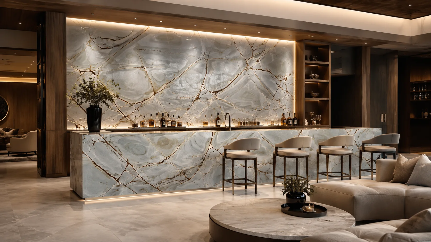 Architectural stone interior by ARVION